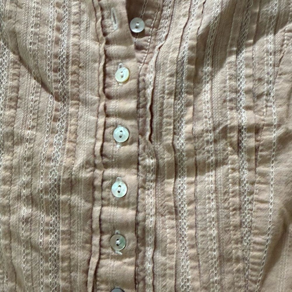 Women's Tan Button-Up dress